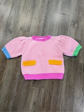 English Factory Short Sleeve Sweater